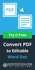 PDF to DOC Conversion