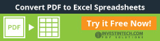 PDF to Excel