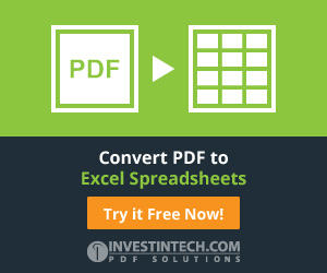 PDF to Excel